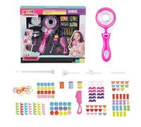 KENANLAN Automatic Hair Braider Girls Electric Hair Braiding Machine DIY Decorations Styling Tools Kit for Women DIY Styling Salon Toy Kit (L)