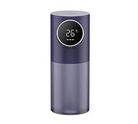KENANLAN Automatic Soap Dispenser with Temperature Display Non Contact Induction Foam Soap Dispenser USB Rechargeable Foaming Handwash Machine (a)