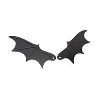 KENANLAN Bat Wing Decoration, Composite Wood Artistic Flair for Wall, License Plate, Car. Lightweight, Sturdy, Long Lasting. Eye Catching Shape, Festive Ambiance