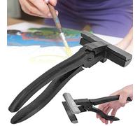 KENANLAN Canvas Stretching Pliers, Cast Iron Oil Painting Canvas Stretching Pliers Hand Tool Black Handle