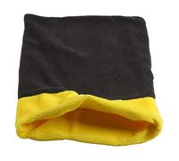 KENANLAN Cat Bed Cave Sleeping Bag Gray Yellow Deep Sleep Cute Cat Self Warming Pad Sack for Winter