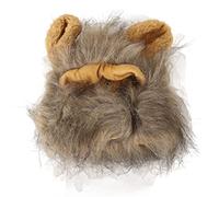 KENANLAN Cute Mane Cat Wig, Adorable, King of the Jungle Cat Mane Wig Costume Hat for Cats, and Small Dogs with Plush Ears for Travel, Role Play Parties or Christmas Photo Shoots (Mixed Colors)