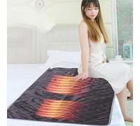 KENANLAN Heated Sleeping Bag Liner for Camping Heated Sleeping Bag Pad 3 Adjustable Temperature Levels 4 Heating Zones USB Heating Pad for Cold Weather