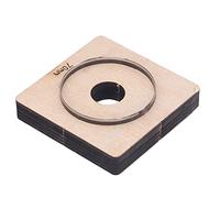 KENANLAN Leather Cutter Quick Clean Cut, Round Pattern for Wallet, Belt with Birch Wood, Paper, Rubber