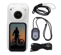 KENANLAN Magnetic Action Camera Thumb Camera with 1080P HD Screen 170° Wide Angle 180° Rotatable Lens POV Cam for Riding Skiing Travelling (With 32GB Memory Card)