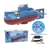 KENANLAN Mini Remote Control Submarine Toy, Mini RC Simulated Radio Controlled Submarine, 6 Channel 360° Rotation High Speed Submersible Underwater Ship Model Gift for Kids