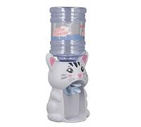 KENANLAN Mini Water Dispenser Toy Kids, Cute Cartoon Animal Design, Pretend Water Fountain Toy, Role Play Kitchen Fun, with Self Care Ability, Imaginatio for Developing Drinking Habits (Yellow)