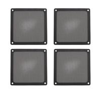 KENANLAN Premium PC Cooler Filter, Ultra Fine Holes Magnetic PVC Mesh Fan Dust Filter Grills for Computer Case Fan, Chicken Coop Vent 140x140mm 4pcs (Black)