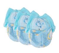 KENANLAN Reusable Baby Diapers, Infant Swim Diaper with 360° Elasticity, Soft Protection, 3pcs for Newborn, Close to Baby's Skin, Prevents Dirt Invasion (XL 12-16kg)