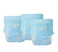 KENANLAN Reusable Baby Diapers, Infant Swim Diaper with 360° Elasticity, Soft Protection, 3pcs for Newborn, Close to Baby's Skin, Prevents Dirt Invasion (L 9-14kg)