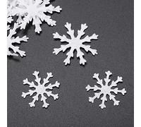 KENANLAN Romantic Colorful Snowflakes, 500pcs for Christmas Decoration, Table Confetti with Reusable Craft Ornament (500 pieces/pack heavy snowflakes)