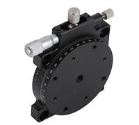 KENANLAN Rotating Linear Stage 360° Sliding Table, Fine-Tuning Sliding Table, Lightweight Aluminum Alloy Material, Micrometer Drive Mode with Cross-Roller Rails for Ultra-Accuracy