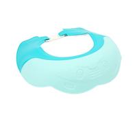 KENANLAN Silicone Children's Shower Washing Cap, Baby Bath Hat, Adjustable Baby Adjustable Shower Shield Toddler Hair Shield with Elastic Brim for Kids (Green)