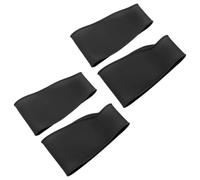 KENANLAN Soccer Shoe Lace Bands, Non-Slip Silicone Shoe Covers for Football. Lightweight and Stretchy, Comfortable Fit, Concealed Laces for Improved Security and Style (Black)