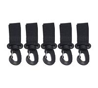 KENANLAN Stroller Hooks 5Pcs, 360° Rotation ABS Baby Stroller Hook, Secure Diaper Bags,Purses,with 360-degree Rotation for Hanging, on, Wheelchairs, Cars (New Product 01)