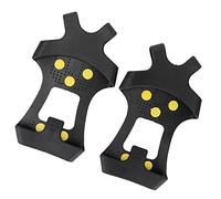 KENANLAN Traction Snow Grips Ice Cleat Spikes Crampons AntiSlip 10 Steel Studs Walk Traction Snow Grips Cleats for Cool Weather (S)