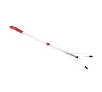 KENANLAN Unique design, easy to manage, Sturdy Aluminum Alloy Body, Trash Grabber Foldable Reacher Tool, Avoid the dumping, use for Gardens and More (Red Handle)
