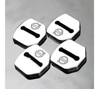 KENANS 4 pack car door lock cover for Volvo V50 XC60 XC40 S60 S90 V90 V70 S90 S80L, stainless steel door lock decoration protective cover door lock cover interior protection accessories