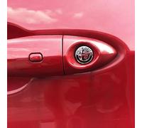 KENANS Emblem Badge Decal Logo Sticker for Alfa Romeo Sportiva Mito Stelvio Giulietta Tonale Quadrifoglio GT GTV, Car Emblems Decals Sticker Badge Decoration Accessories,A