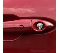 KENANS Emblem Badge Decal Logo Sticker for Alfa Romeo Sportiva Mito Stelvio Giulietta Tonale Quadrifoglio GT GTV, Car Emblems Decals Sticker Badge Decoration Accessories,B