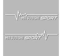KENANS Emblem Badge Decal Logo Sticker for Mitsubishi Eclipse, Car Emblems Decals Sticker Badge Decoration Accessories,White