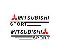 KENANS Emblem Badge Decal Logo Sticker for Mitsubishi Eclipse Cross, Car Emblems Decals Sticker Badge Decoration Accessories,Bla-ck