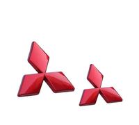 KENANS Emblem Badge Decal Logo Sticker for Mitsubishi Shogun Sport/Pajero Sport, Car Emblems Decals Sticker Badge Decoration Accessories,Red