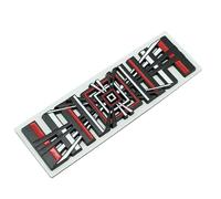 KENANS Emblem Badge Decal Logo Sticker for Tesla Model3/Y/S/X PLAID, Car Emblems Decals Sticker Badge Decoration Accessories,Multi-colored