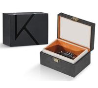 KENARK KK6M-BK Elegant Faraday Box, Faraday Key Fob Protecting Box, Car Key Shielding Box, Car Key Signal Blocker, EMP Protection Box, Anti-Theft Car Key Box, RFID Blocking Box (Black-2)