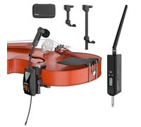 KENBAIDIO UHF Wireless Violin Cello Microphone System Clip-on Instrument Microphones Wireless Transmitter and Receiver