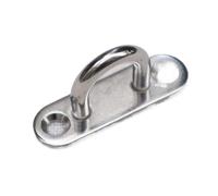 KENBT 10 Pcs Oval Eye Board Marine Deck Buckle Staple Boat Shade Sail Mounting Fastening Set - 304 Marine Grade Stainless Steel,Anti-rust(8mm*10pcs)