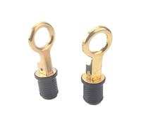 KENBT 2pcs 1IN Drain Rubber Stainless Steel Snap Flip Boat Hull Drain For A 1 Hole,Anti-rust