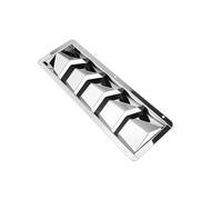 KENBT 304 Stainless Steel 5 Slots Boat Marine Square Air Louver Vent Grille Ventilation Louvered Ventilator Cover Boat Accessories,Anti-rust