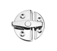 KENBT 316 Stainless Steel Boat Door Latch Round Boat Twist Lock Boat Door Latch Mini Boat Hook Carabiner Pad,Anti-rust