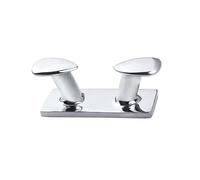 KENBT Boat Cleat 316 Double Horn Bollard Cleat，Stainless SteelCleat Hooks Boat Cleats Open Base Dock Cleat,Anti-rust(8 inch bench bollard)