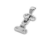 KENBT Boat Door Hatch 316 Stainless Steel Anti-Rattle Latches, Marine Grade Lockable Hold Down Clamp Latches (1 Pcs),Anti-rust(K)