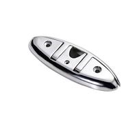 KENBT Boat Flip Up Cleat Deck Folding Flush Dock Mount Cleat Marine Stainless Steel 316 Mooring Rope Cleat,Anti-rust(5 inches)