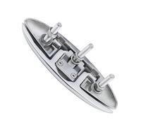 KENBT Boat Folding Cleats, 316 Stainless Steel Flip-up Marine Dock Rope Cleats Stainless Steel With Bolts And Nuts,Anti-rust(6inch)