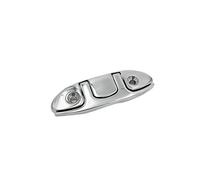 KENBT Folding Cleat Mount Mooring Deck Cleat Dock Anchor Clamp Polished 316 Marine Stainless Steel Boat Hardware,Anti-rust