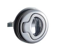 KENBT Generic Flush Pull Latch Door Cabinet Hardware Marine Latch Boat Flush Pull Latch Round Boat Deck Latch For RV Marine Boat,Anti-rust