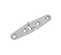 KENBT Heavy Duty 102X25MM Marine 316 Grade Stainless Steel Boat Deck Cabin Door Strap Hin 4 Hole,Anti-rust