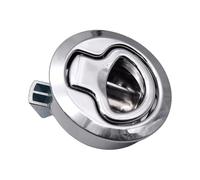 KENBT Non-locking Boat Hatch Latch Pull Stainless Steel Flush Boat Marine Latche Round Fit For RV Yacht Camper Deck Hatch Door Cabinet,Anti-rust