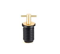 KENBT Rubber Drain Snap Tight Flip Style Hull Livewell Bilge Transom Seawall Marine Boat Accessories,Anti-rust(Copper-19mm)