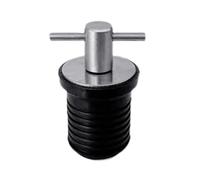 KENBT T-Handle Drain Twist-Turn Marine Boats Drain s Rubber s With Brass Handle Boats Marine Accessories,Anti-rust