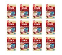 Kenco 2 in 1 Smooth White Instant Coffee Sachets x8 (Pack of 12, Total 96 Sachets)