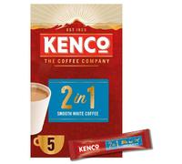 Kenco 2in1 Smooth White Instant Coffee Sachets (Pack of 7, Total 35 Sachets)