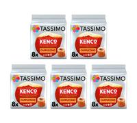 Kenco Cappuccino Coffee Pods x8 (Pack of 5, Total 40 Drinks)