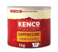 Kenco Cappuccino Instant Coffee 1kg - Tin 1kg (Pack of 1)