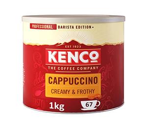 Kenco Cappuccino Instant Coffee 1kg - Tin 1kg (Pack of 6)