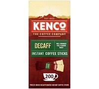 Kenco Decaff Coffee Sachet Granules - Instant Sachets - Medium Roast Beans - Well-Rounded Full Flavour, Special Blend - Bulk Catering Size 584g - 1.8g Sticks, Pack of 4 Boxes